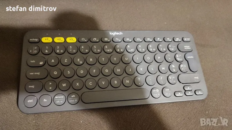 Logitech K380, Bluetooth Безжична клавиатура Multi-Device, Тъмносива, снимка 1