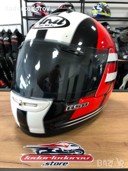 Мото Каска Arai AXCESS-2 размер S 55-56см. тъмен визьор топ цена!, снимка 1