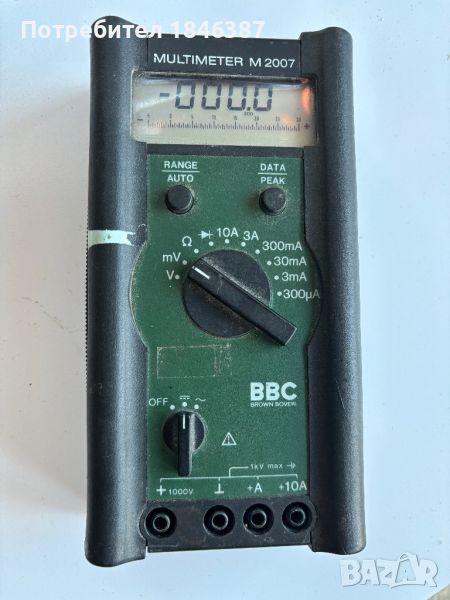 Електрически тестер BBC Multimeter M 2007, снимка 1