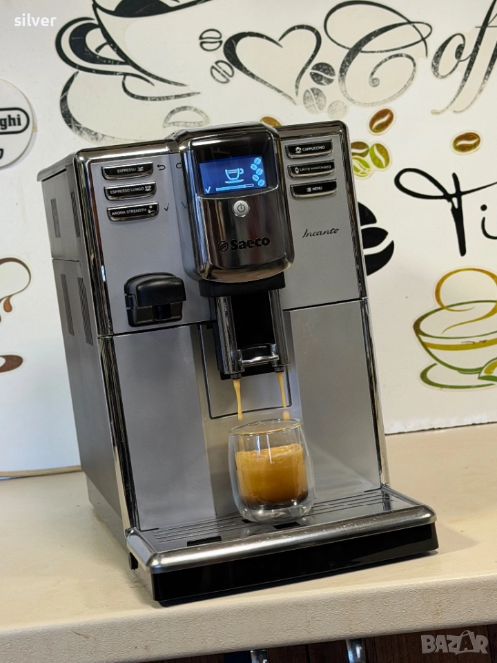 Кафемашина кафе автомат Saeco Incanto с гаранция, снимка 1