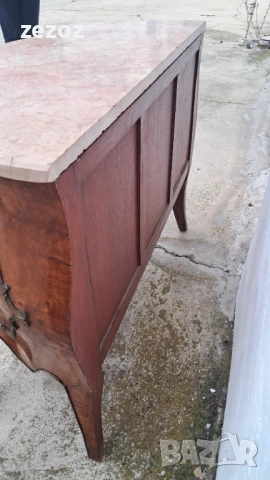 Скрин антикварен"Бомбе", снимка 10 - Скринове - 53253932