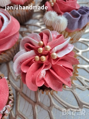 Мъфини с маслен крем, подарък, снимка 12 - Домашни продукти - 52113229