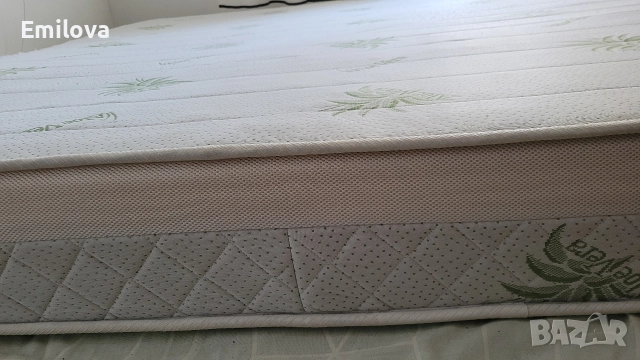 Двулицев матрак Тед Алое вера 164/190, снимка 2 - Матраци - 52624058