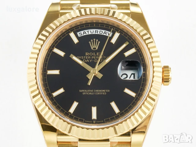 Мъжки часовник Rolex Oyster Perpetual Day-Date 40 с автоматичен швейцарски механизъм, снимка 2 - Мъжки - 50953913