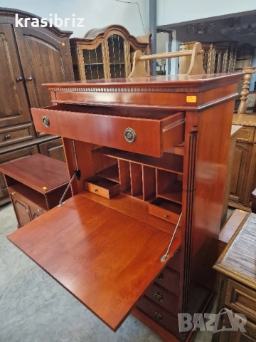 Масивно Писалище/Махагон/-внос от Германия!, снимка 3 - Други - 51777019