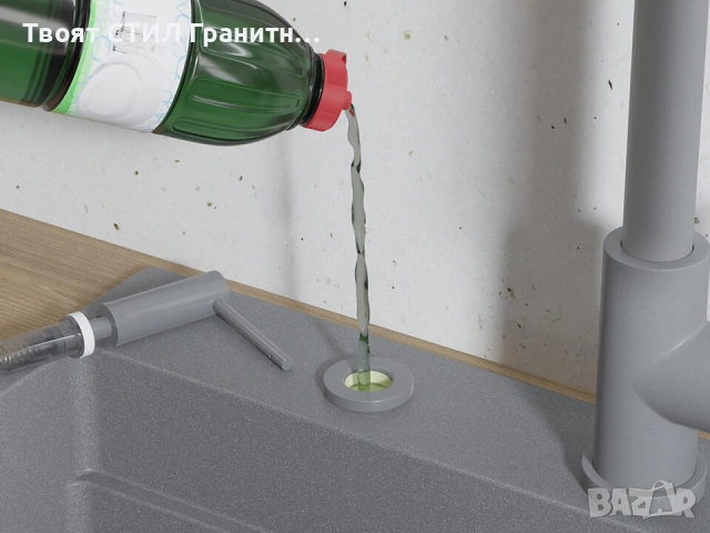 Сив смесител за кухня с изтегляща глава, 2 режима на струя - 9010, снимка 13 - Смесители - 53734332