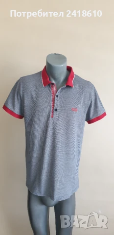Hugo Boss Pique Pima Cotton Slim Fit Mens Size L - XL ОРИГИНАЛНА Тениска, снимка 2 - Тениски - 50822492