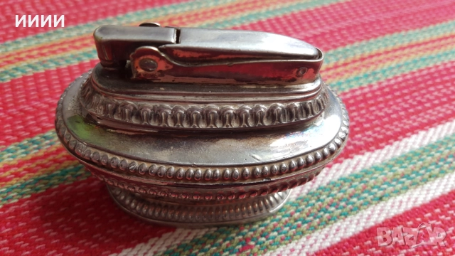 Настолна посребрена запалка RONSON