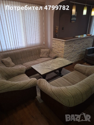Продавам холна гарнитура, снимка 2 - Дивани и мека мебел - 54226156