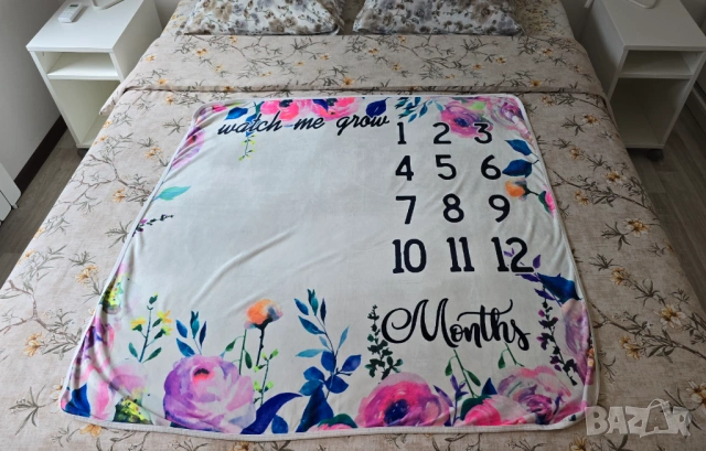 Одеяло за месечинки на бебе, снимка 9 - Спално бельо и завивки - 53970062