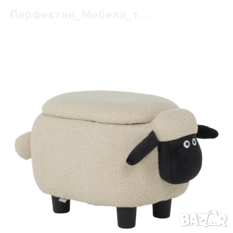 Запомнящ се подарък за детска стая-табуретка-ракла-кравичка,овца,слонче, снимка 2 - Мебели за детската стая - 52653888