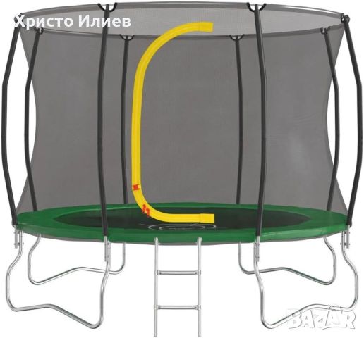 Градински Батут Crivit 305 cm - само тръбите, снимка 1 - Градински мебели, декорация  - 46049786