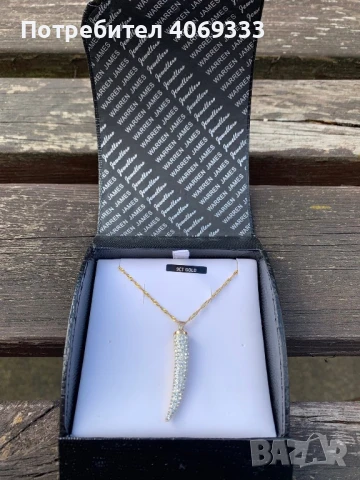 Златно колие с висулка 3.23гр 9к , снимка 7 - Колиета, медальони, синджири - 50833062