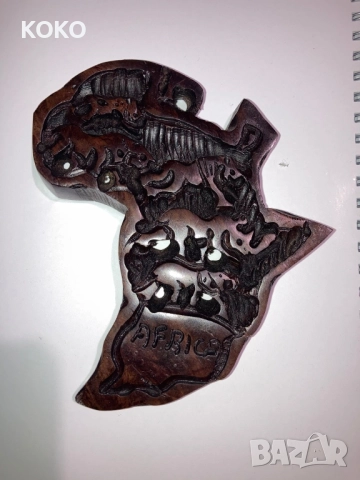 Дърворезба от Африка , снимка 3 - Статуетки - 51789784