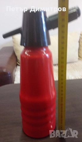 Ретро Сифон за газирана вода (сода) от Чехословакия   