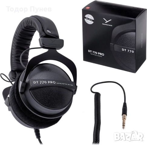  Чисто нови! Beyerdynamic DT 770 pro- 250 ohms- студийни слушалки, снимка 3 - Слушалки и портативни колонки - 52908364