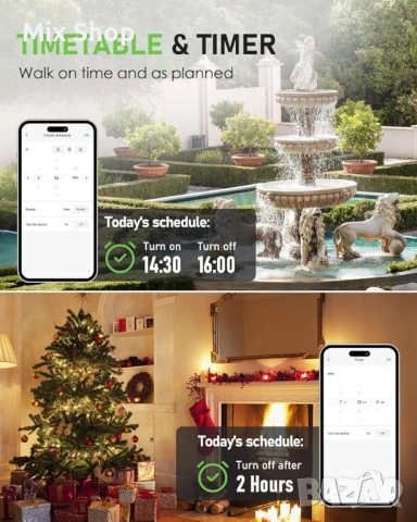 Нов GreenSun Connected Plug – Водоустойчив контакт за програматор на открито, снимка 3 - Друга електроника - 53971924