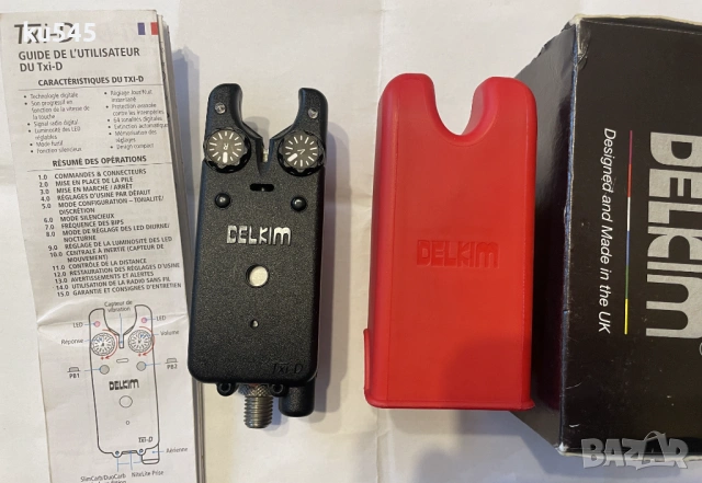 DELKIM TXI-D сигнализатор / аларма - червен цвят, снимка 5 - Такъми - 54241448