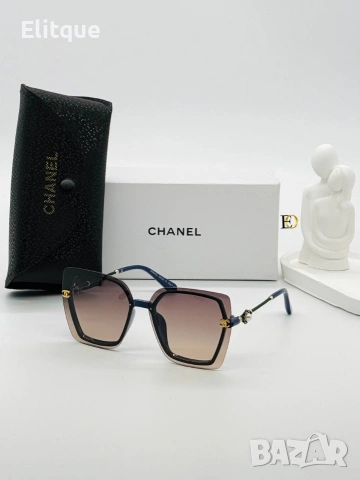 слънчеви очила chanel с ув защита,кутия , калъф и кърпичка на марката , снимка 3 - Слънчеви и диоптрични очила - 54214859