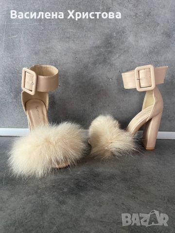 Обувки, снимка 1 - Дамски обувки на ток - 45414358