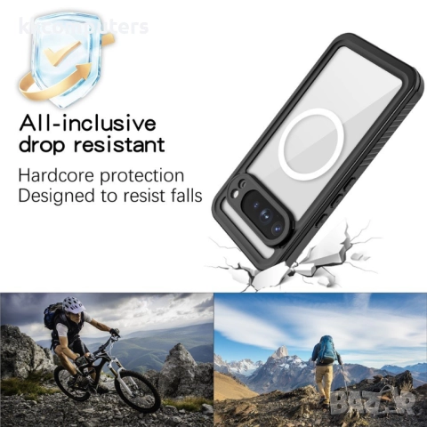 Водоустойчив калъф REDPEPPER FS Series за Google Pixel 10 Pro XL – IP68 защита, удароустойчив и съвм, снимка 3 - Калъфи, кейсове - 52245219