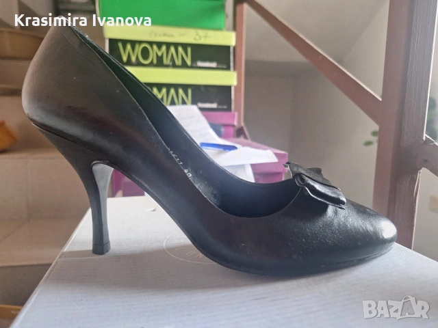 нови обувки Флавия естествена кожа на висок ток,стилни и елегантни. , снимка 2 - Дамски обувки на ток - 54183950