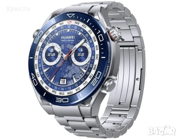 НОВ!!! Смарт часовник Huawei Watch Ultimate Voyage, VOYAGE BLUE, снимка 1 - Смарт часовници - 47749600