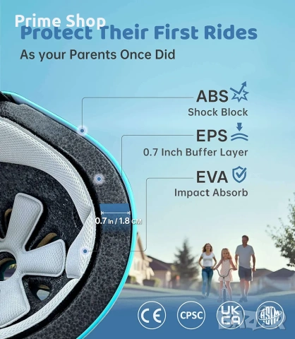 Детска защитна каска Simply Kids със стикери, Размер M, 8-14г, снимка 4 - Спортна екипировка - 53904918