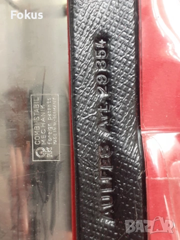 Луксозен кожен немски класьор за монети, снимка 5 - Антикварни и старинни предмети - 53370983