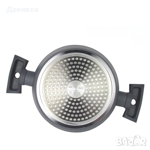 Комплект от 7 части тенджери и тиган Michelino , снимка 6 - Съдове за готвене - 53237990