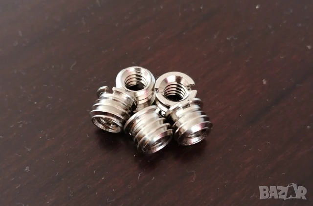 Винт за преобразуване от 1/4 инча на 3/8 инча, снимка 2 - Чанти, стативи, аксесоари - 51703730