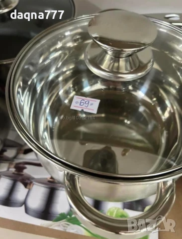 Швейцарски тенджери и тигани най-висок клас неръждаема стомана 🇧🇪 Идея за подарък, снимка 7 - Прибори за хранене, готвене и сервиране - 50444948