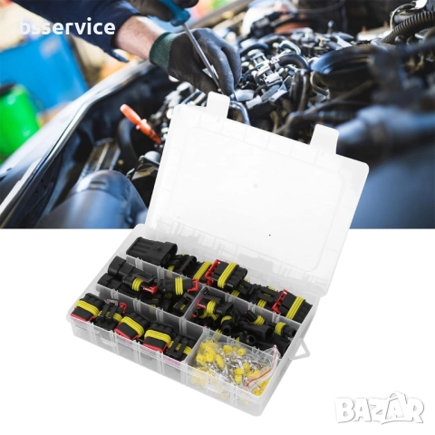 Комплект HID JST конектори за автомобилни електрически кабели, водоустойчиви, 352 броя, снимка 3 - Аксесоари и консумативи - 52459423