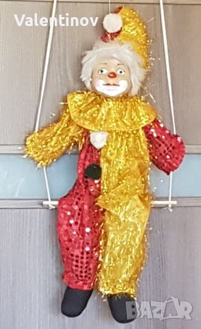 Порцеланова кукла- клоун, снимка 1 - Кукли - 46216965