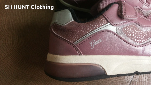 GEOX RESPIRA Light Kids Shoes Размер EUR 31 / UK 12 1/2 детски естествена кожа светещи 91-14-S, снимка 3 - Детски обувки - 52248021