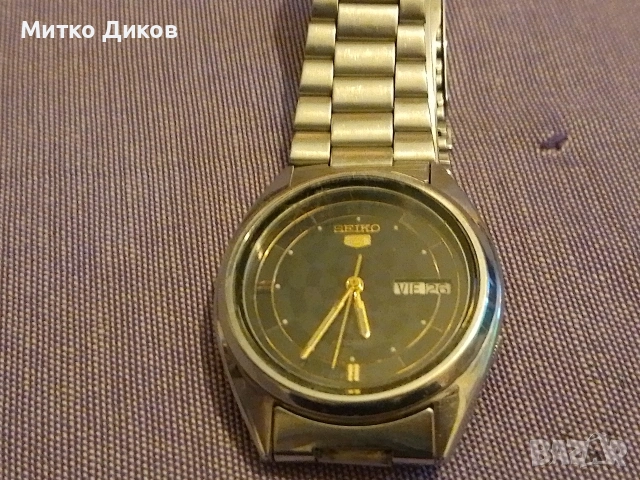 Seiko 5 automatic 7009-80YR R1 работи точно датник water resistant