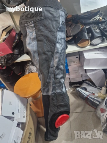 Мото панталон естествена кожа и плат, снимка 2 - Аксесоари и консумативи - 54166534