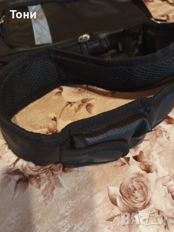 HENSON & HENSON Оригинал Нова Кожена Мъжка Чанта , снимка 11 - Чанти - 52306494