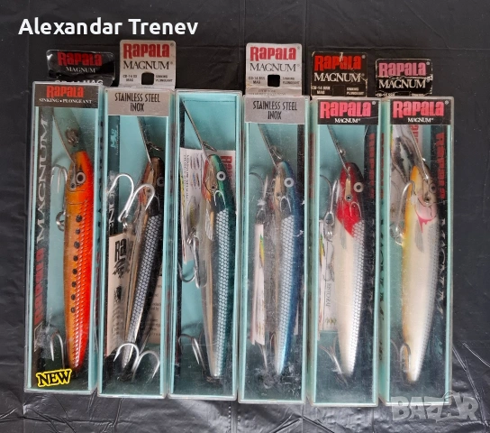 Воблери Rapala CDMAG-7,9,11,14,18, снимка 9 - Екипировка - 54168692