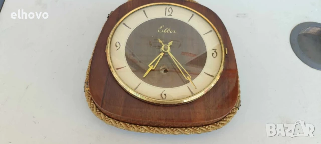 Стар часовник за стена Elbor, снимка 5 - Антикварни и старинни предмети - 50531179