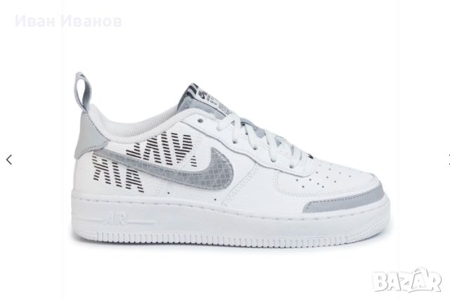 маратонки Nike Air Force 1 LV8 2 'White Wolf Grey' номер 37,5-38, снимка 1 - Маратонки - 46589596