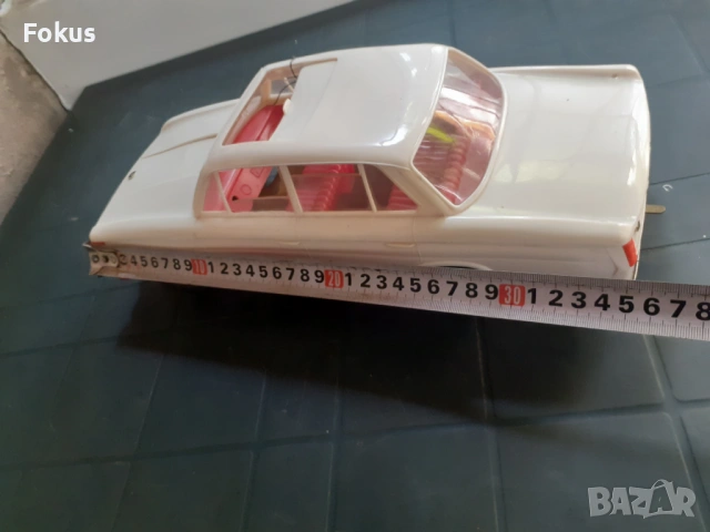 Стара голяма германска количка BMW с механизъм - рядка, снимка 6 - Антикварни и старинни предмети - 53326897