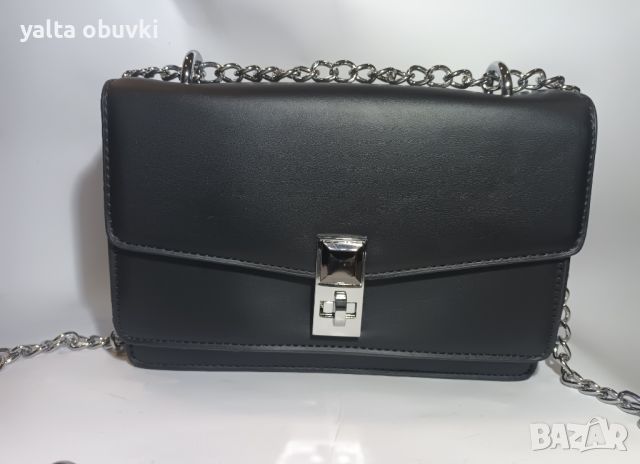 Дамска чанта през рамо JL STYLE, черна и беж, снимка 3 - Чанти - 45464772