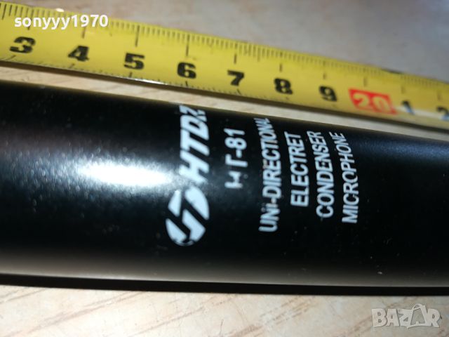 HTDZ HT-81 PROFI ELECTRET MICROPHONE-ВНОС SWISS 0304241154, снимка 2 - Микрофони - 45092435