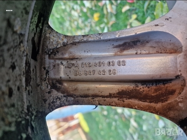 Продавам оригинални джанти от W219 , снимка 5 - Гуми и джанти - 52270365