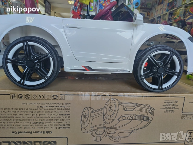 EU Акумулаторна кола 12V MONACO бял, снимка 6 - Други - 53849777