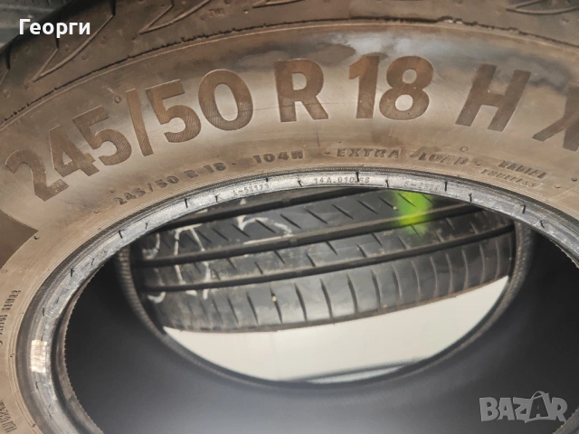 2бр. летни гуми 245/50/18 Continental, снимка 6 - Гуми и джанти - 53912067