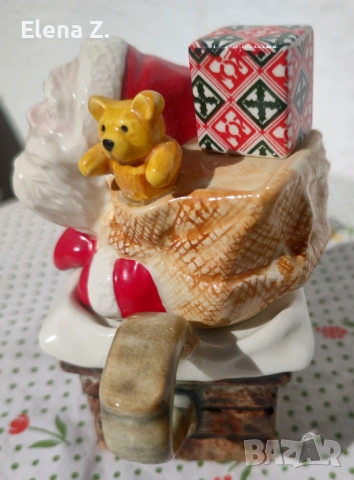 Винтидж чайник Дядо Коледа Paul Cardew, снимка 3 - Декорация за дома - 53808322