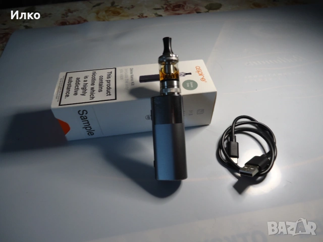 Aspire Zelos Nano + течност, снимка 3 - Електронни цигари - 46473004