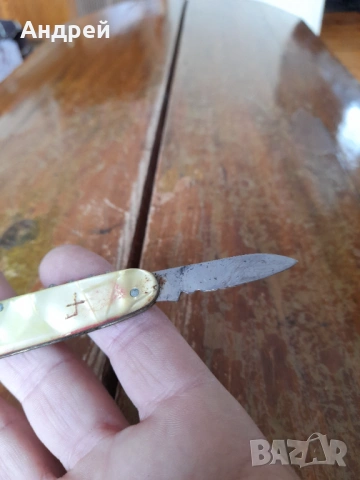 Стар джобен нож,ножче,ножка #182, снимка 6 - Други ценни предмети - 53609316